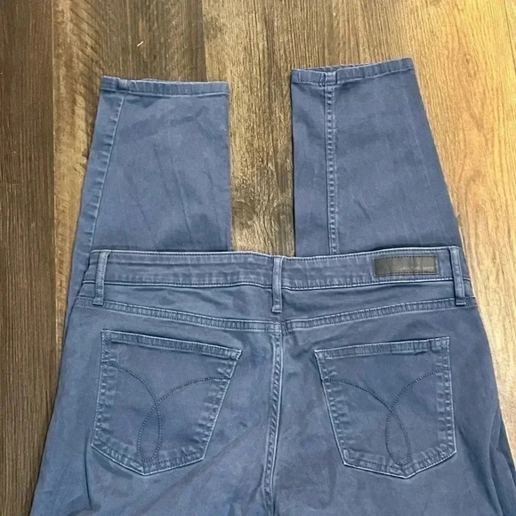 Calvin Klein Jeans size 12 slate blue ankle skinny pants EUC - Picture 9 of 12